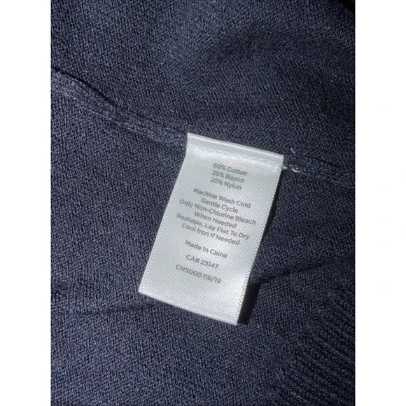 Talbots 'Après Sail' Open Front Cardigan Sweater Size MP Coastal Nautical Beach - Picture 4 of 4